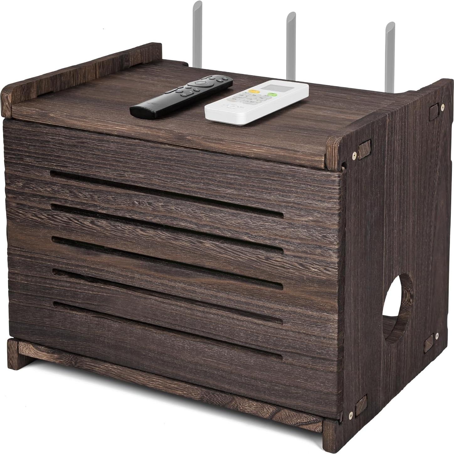 Estante para Router y Proyector BEARUT Madera Clásica