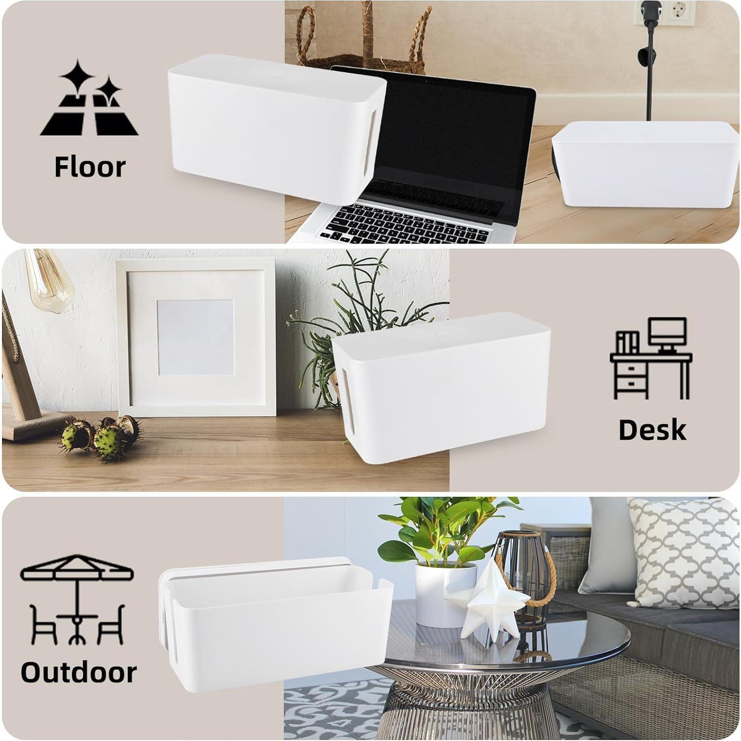 Caja Organizadora de Cables YaeCCC - Juego de 3 Tamaños