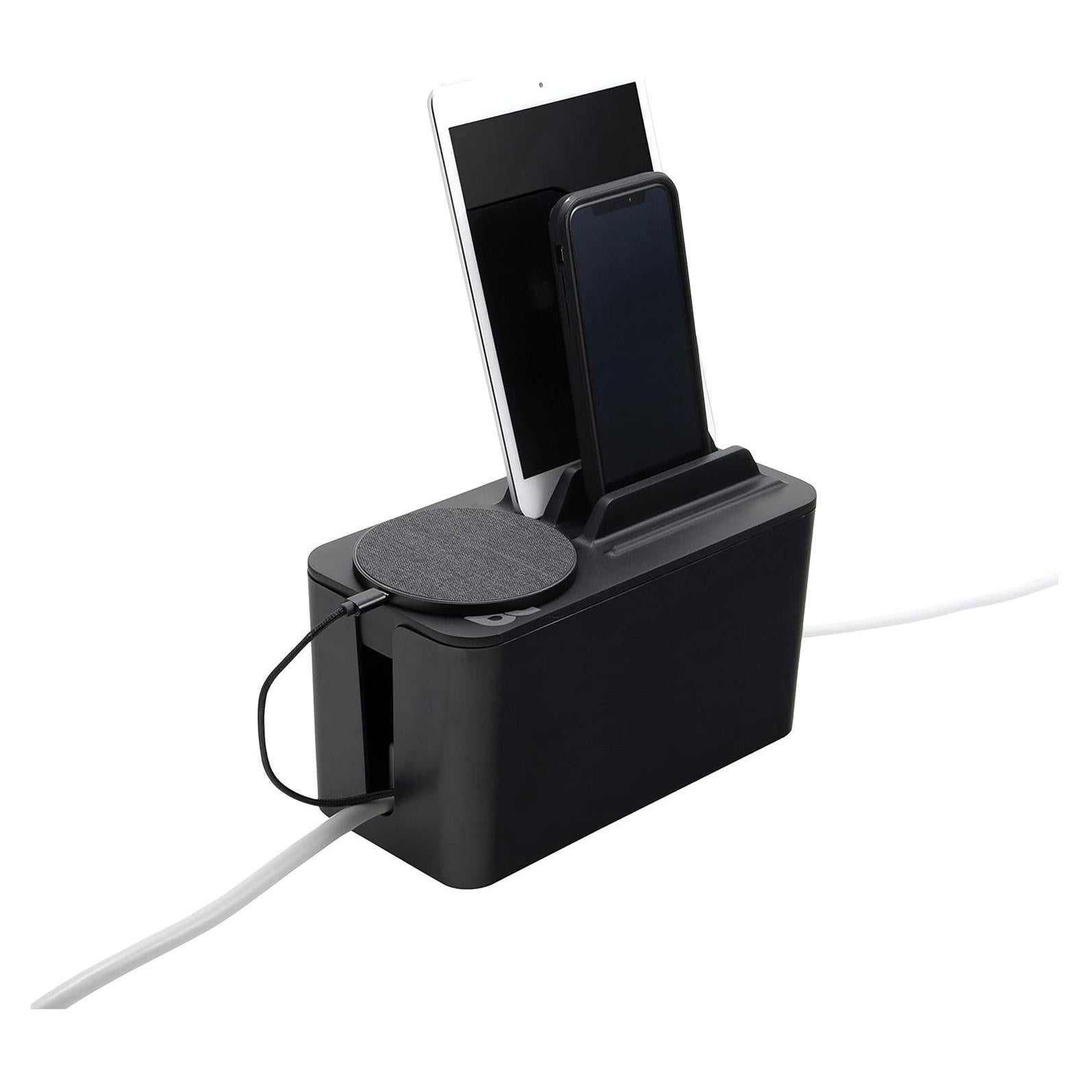 Estación Mini de Organización de Cables Advantus Negra