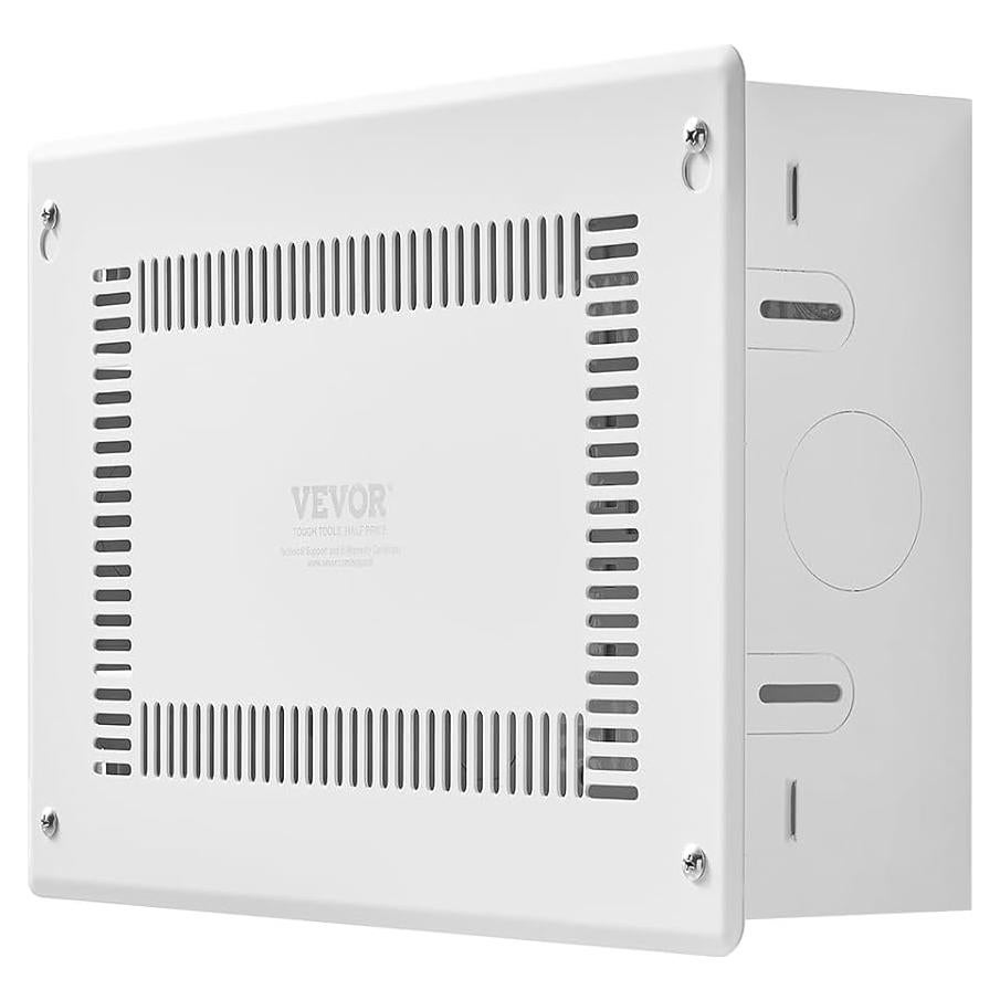 Caja de Medios Empotrada VEVOR 9 Pulgadas Acero Blanco