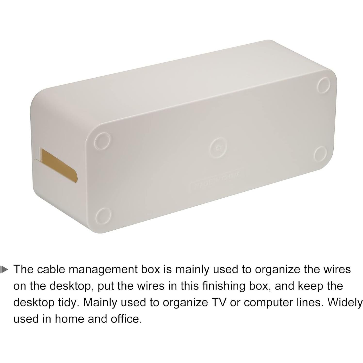 Caja Organizadora de Cables MECCANIXITY Grande Blanca