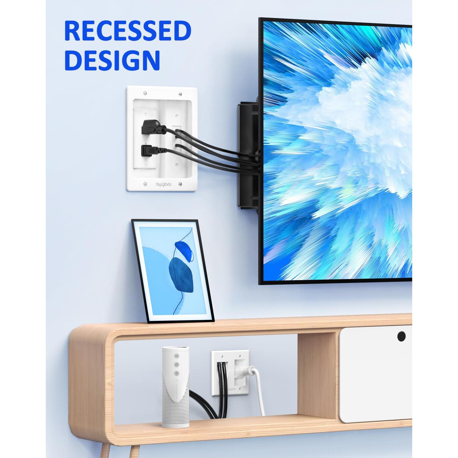 Kit de Gestión de Cables Empotrado HAPYTHDA SPT 2 Blanco
