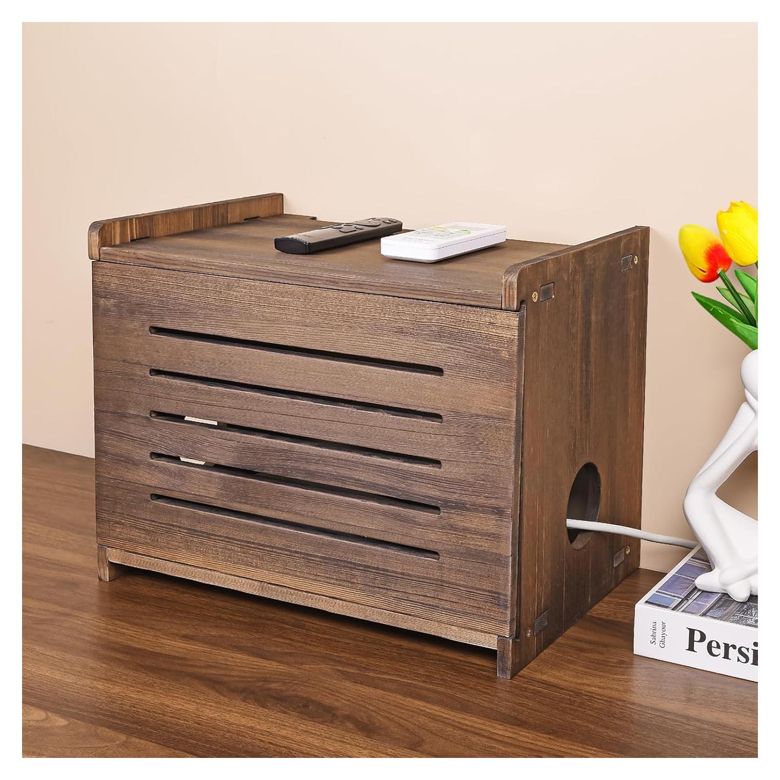 Estante de Madera BEARUT para Router y Proyector 1 Estante