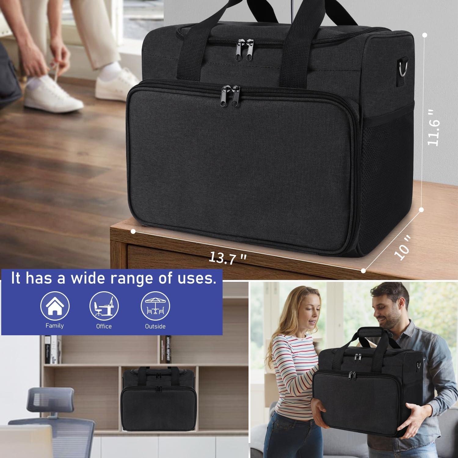 Bolsa Organizadora de Cables Grande con Divisores Ajustables