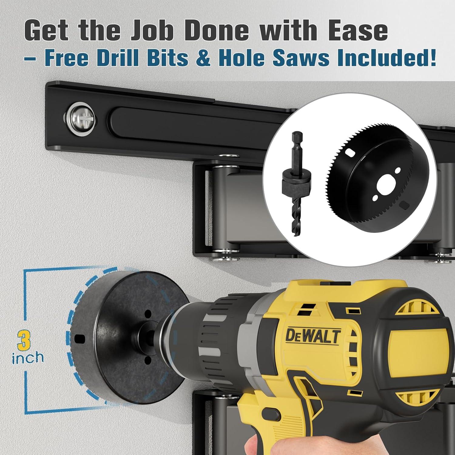 Kit de Gestión de Cables en Pared PRLF TVCHB-Y-B 1.52m