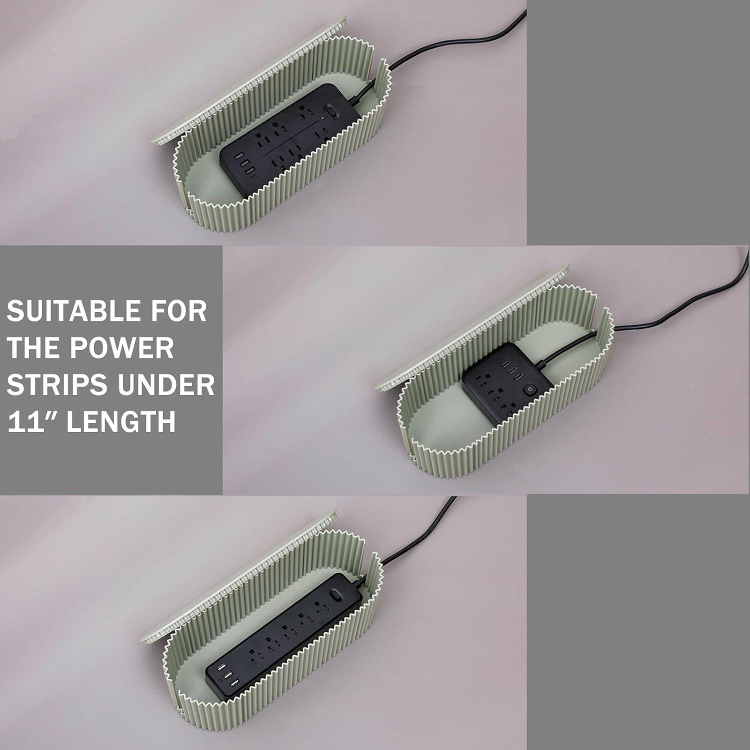 Caja Organizadora de Cables NINEWEEN Verde Pequeña 32.3x13x10.4cm