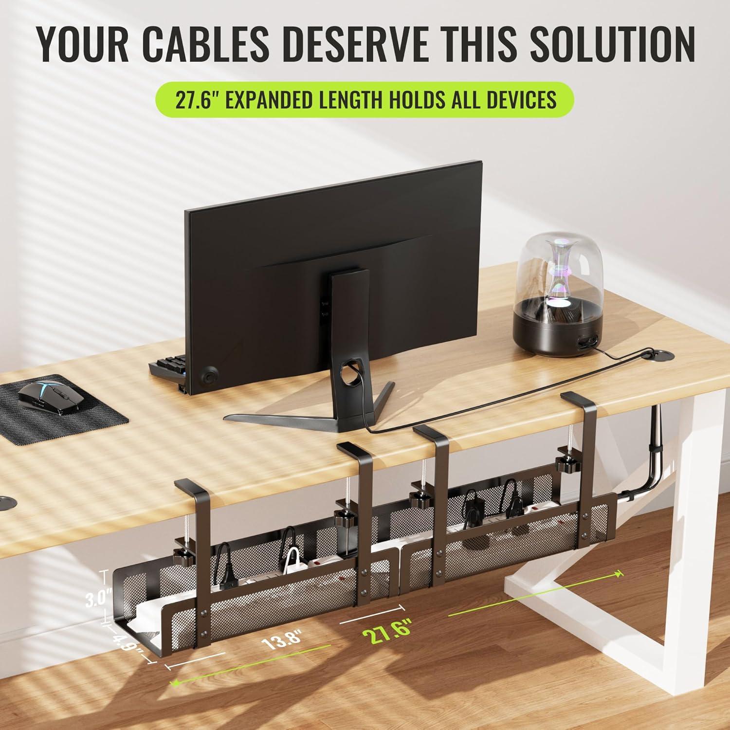 Bandeja de Gestión de Cables Xpatee 2 Paquete 70.1 cm Negro