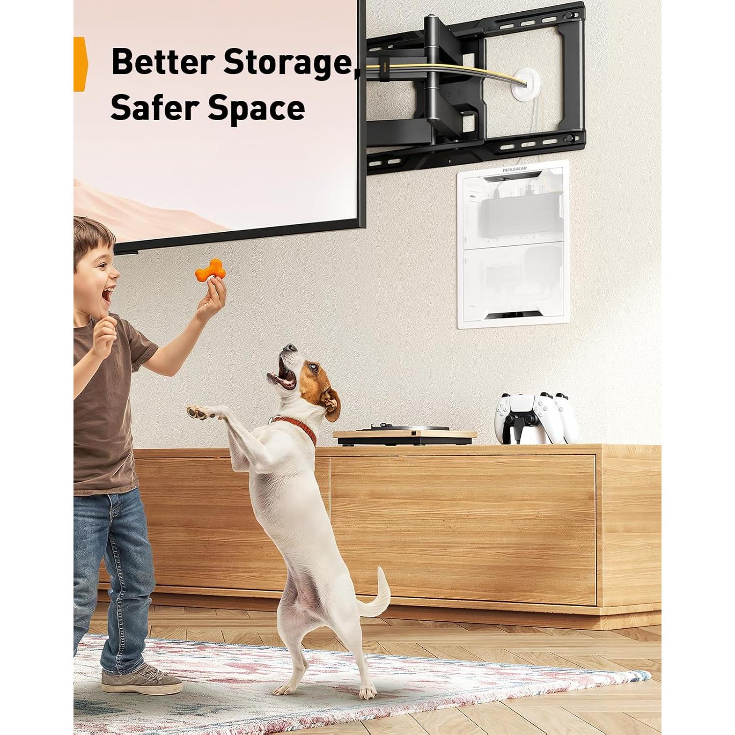 Caja de Medios Empotrada Perlegear 17" con Plantilla y Sierra