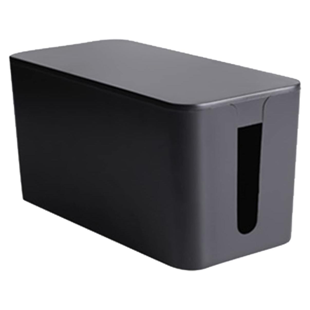 Caja Organizadora de Cables SunnyZoo Pequeña Negra 22.86x10.99cm