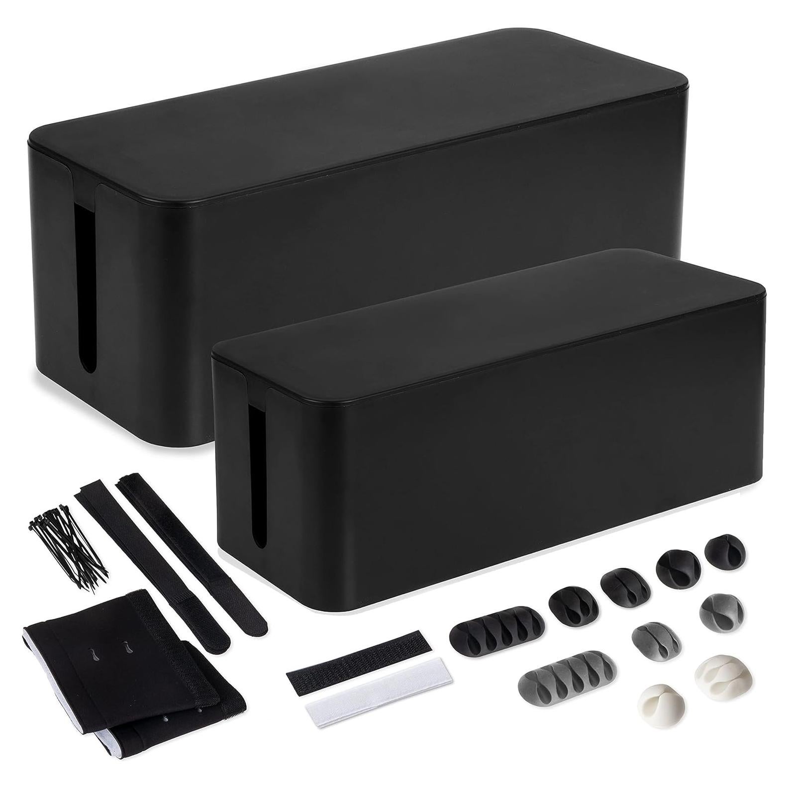 Caja Organizadora de Cables Iron Forge, 2 Paquete - Seguridad y Orden