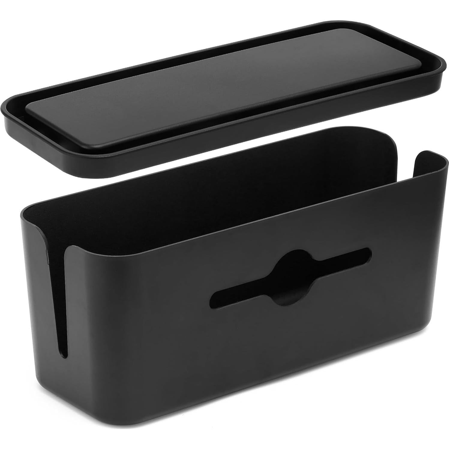 Caja Organizadora de Cables Bates, Mediana, 27.94 cm, Incluye Clips y Bridas