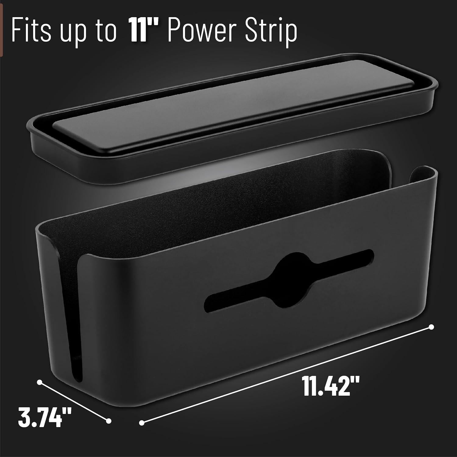 Caja Organizadora de Cables Bates 31.95x11.51cm a Prueba de Bebés