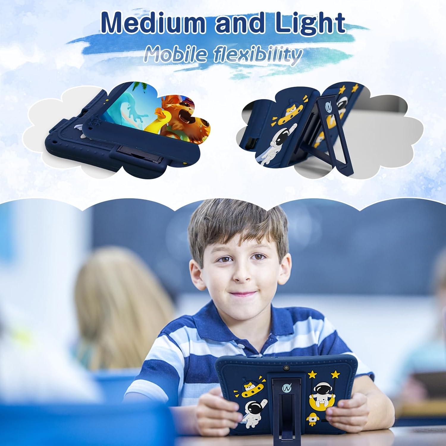 Tableta Android 11 WeTap K7 para Niños 2+32GB WiFi Control Parental