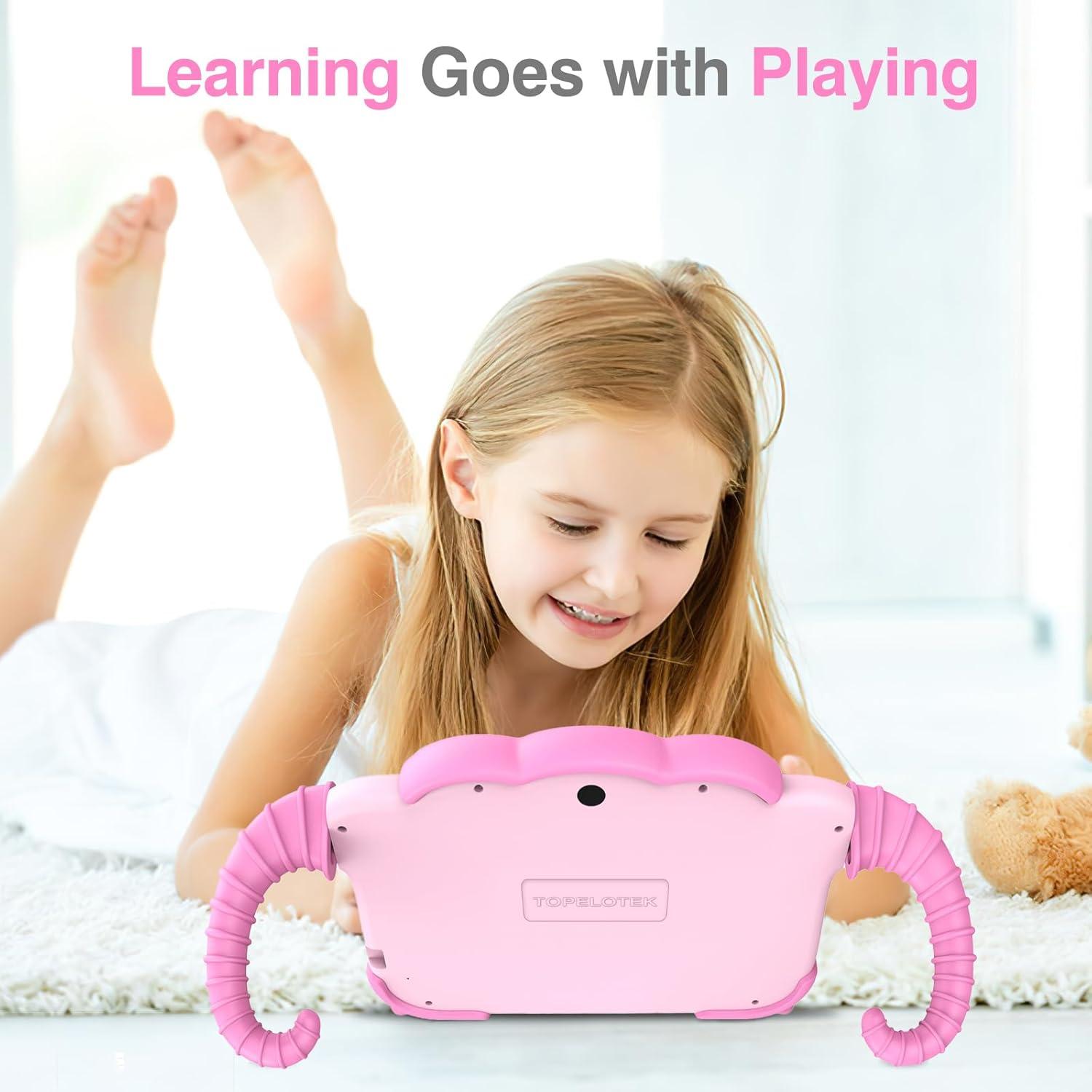 Tableta Educativa para Niños TOPELOTEK 7" 32GB Rosa