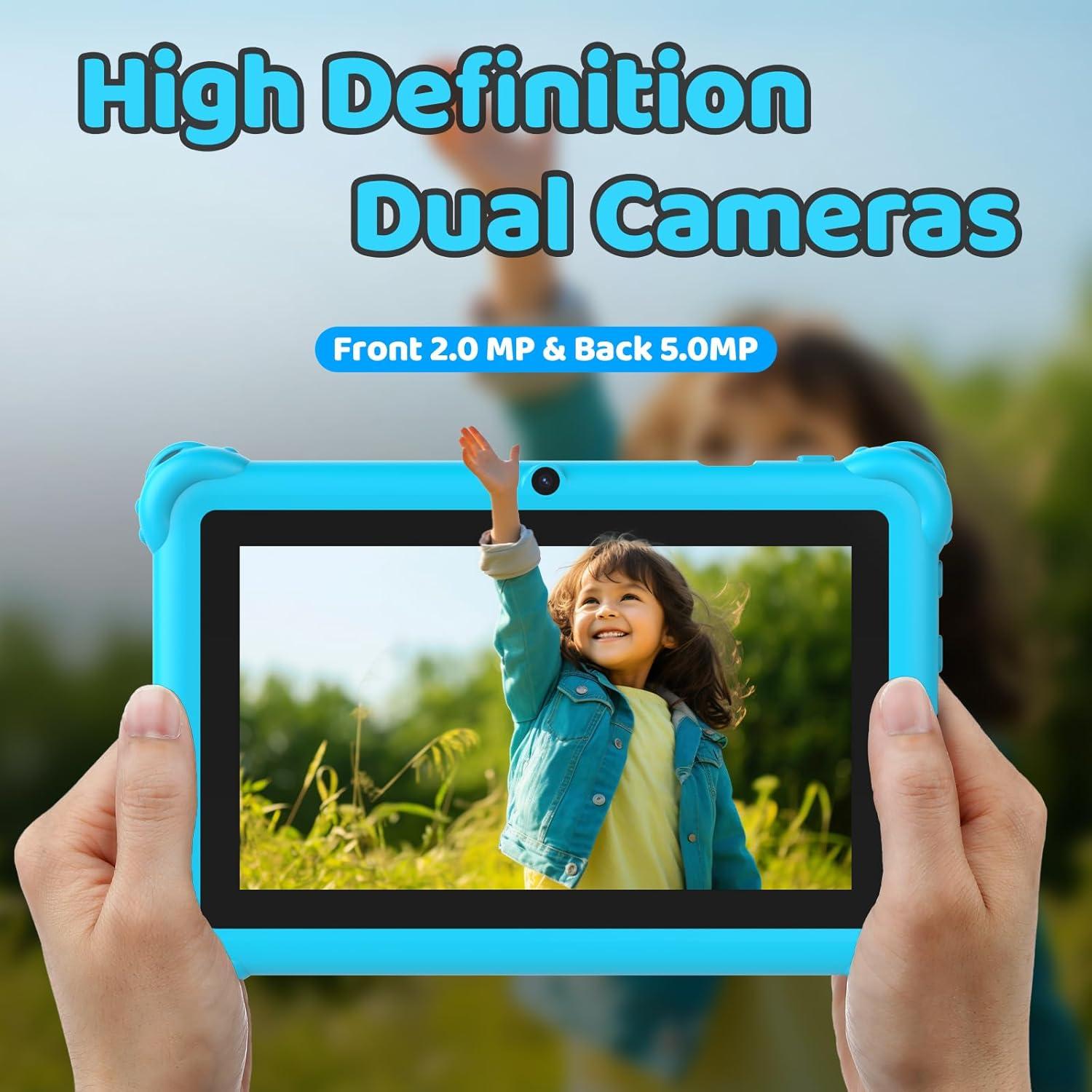 Tableta para Niños WUIUHOU 7" Android 12, 4GB RAM, 32GB ROM