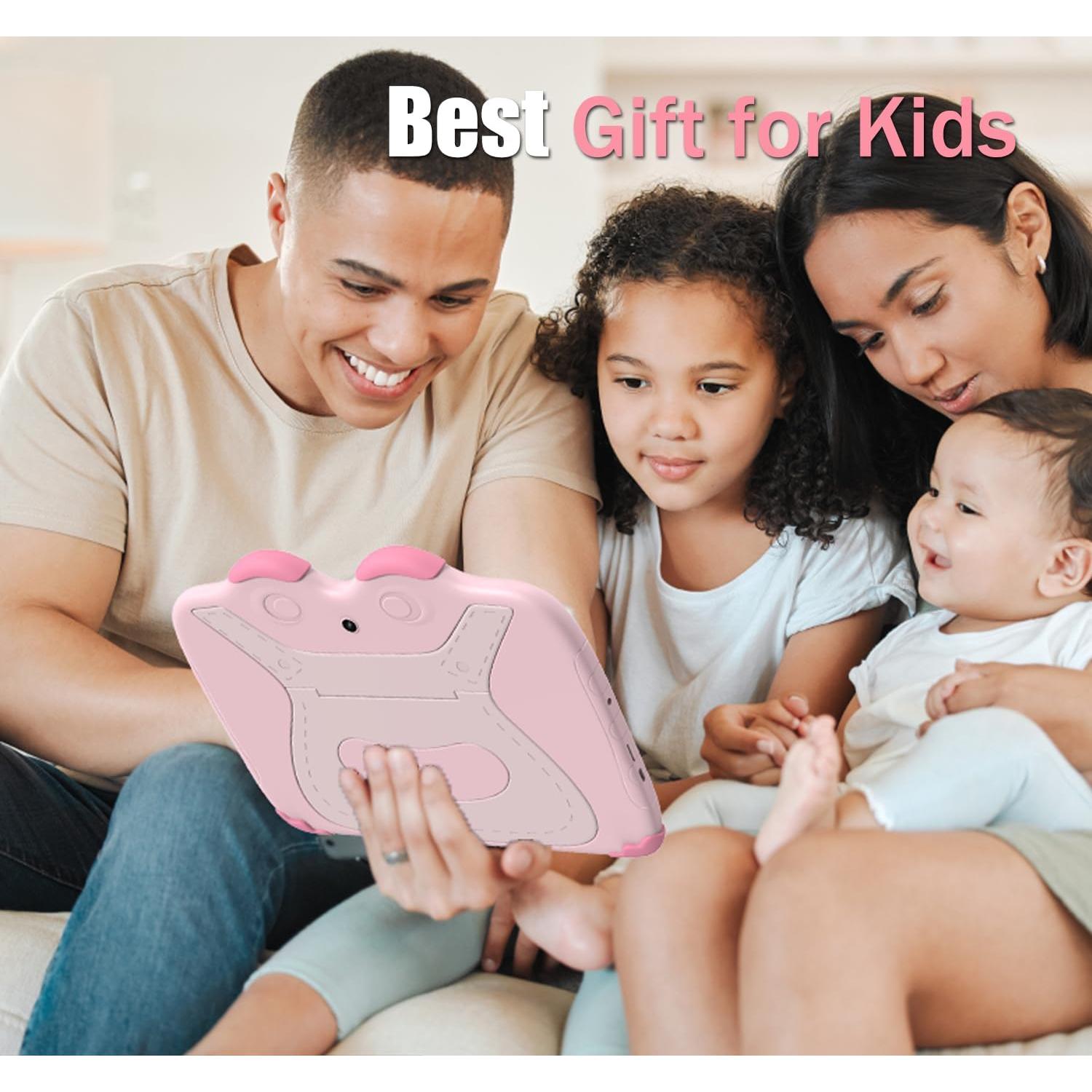 Tableta YINOCHE F10 para Niños 10.1" Android 64GB Rosa