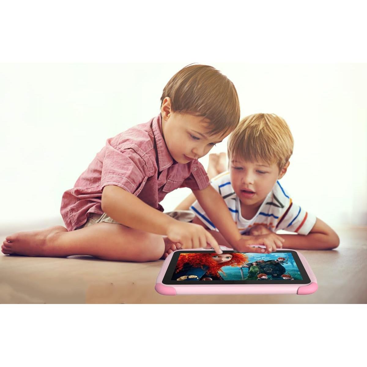 Tableta YINOCHE F10 para Niños 10.1" Android 64GB Rosa