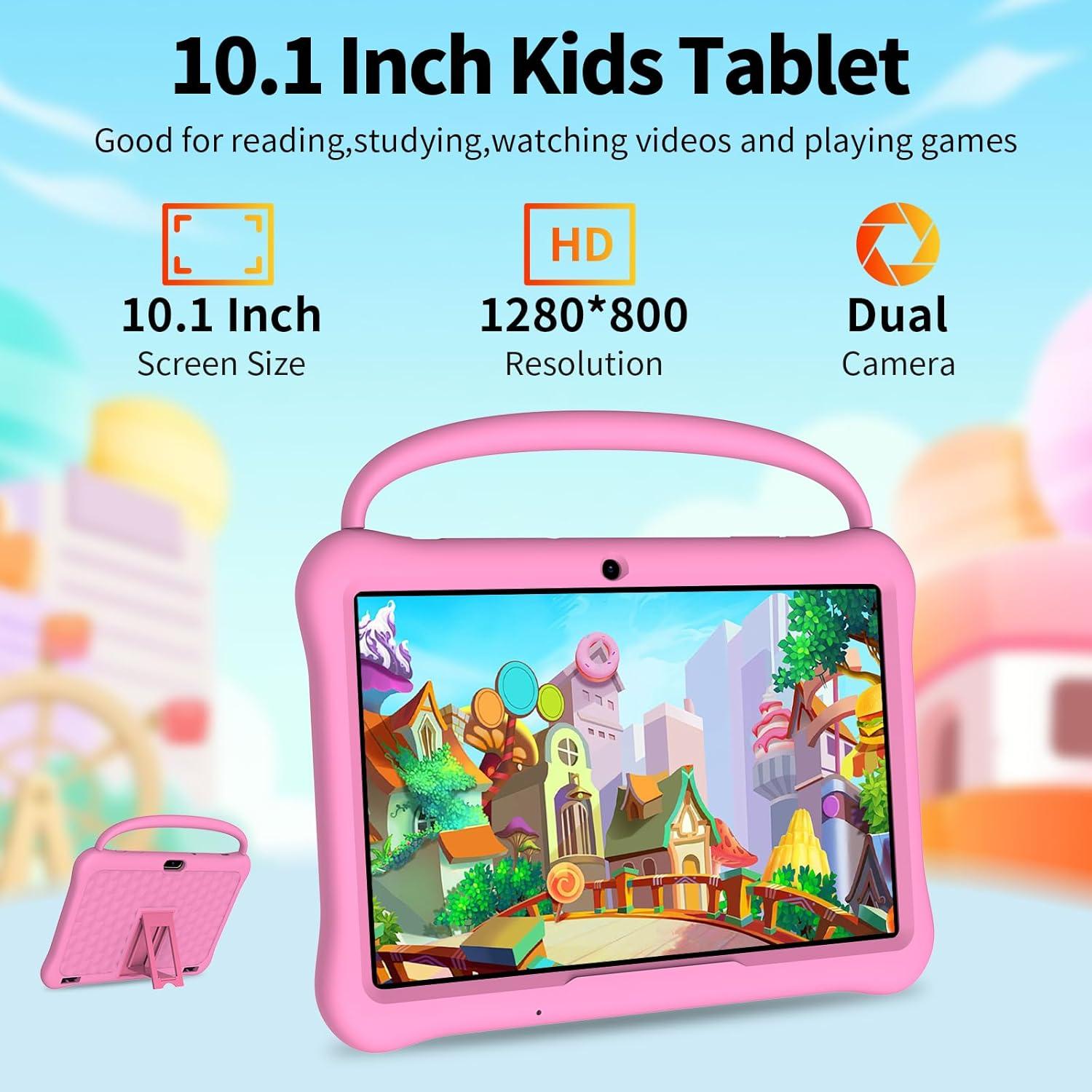 Tableta Android 10" NEWISION M10 Rosa 64GB Control Parental