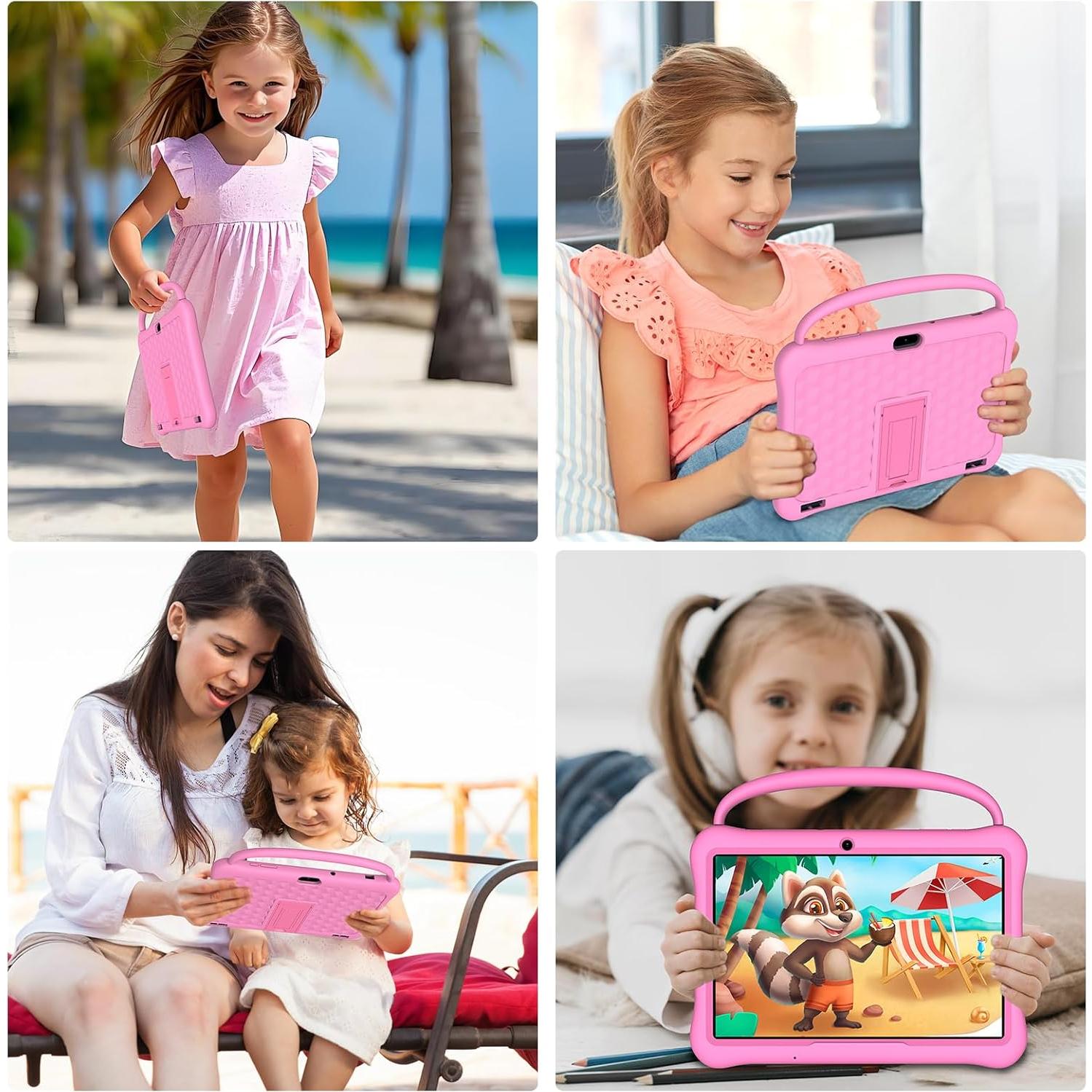 Tableta Android 10" NEWISION M10 Rosa 64GB Control Parental