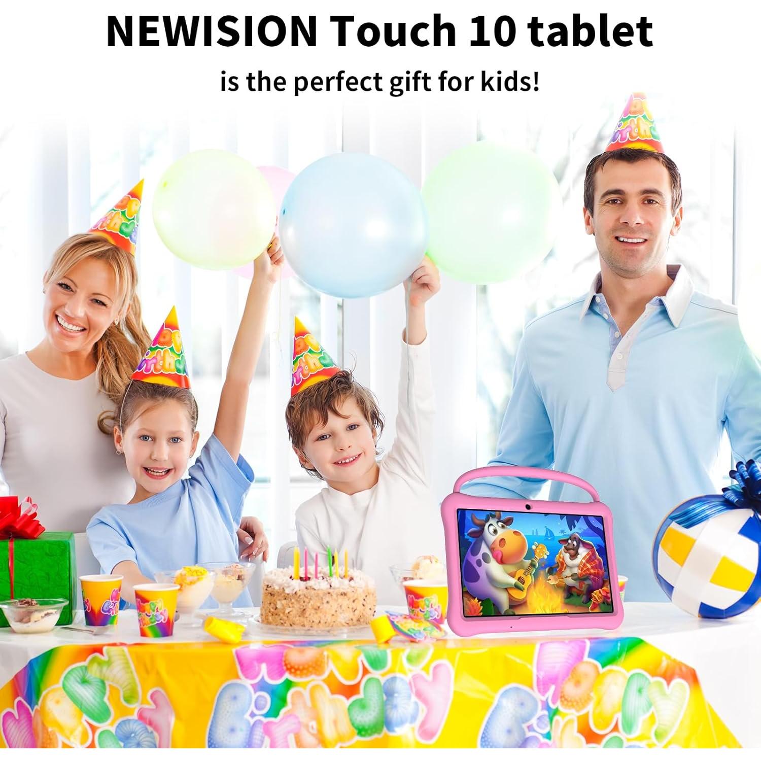 Tableta Android 10" NEWISION M10 Rosa 64GB Control Parental