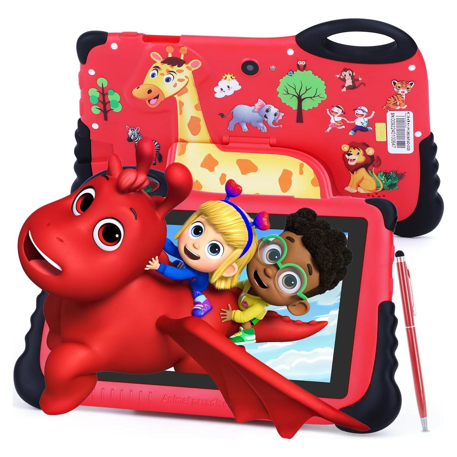 Tableta para Niños C idea CM93 Rojo 7" Android 13 4GB 32GB