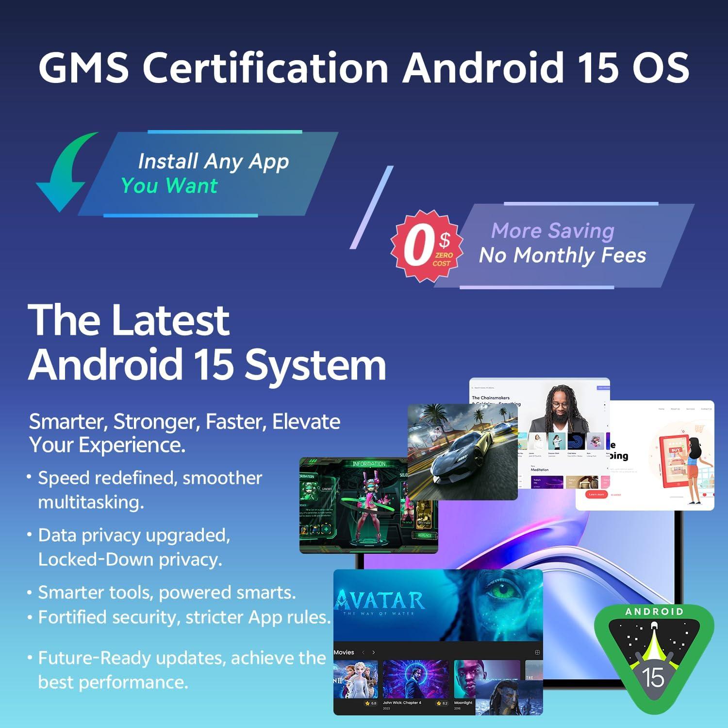 Tableta Android 15 SVITOO 10.1" 12GB RAM 64GB 1TB Expandible