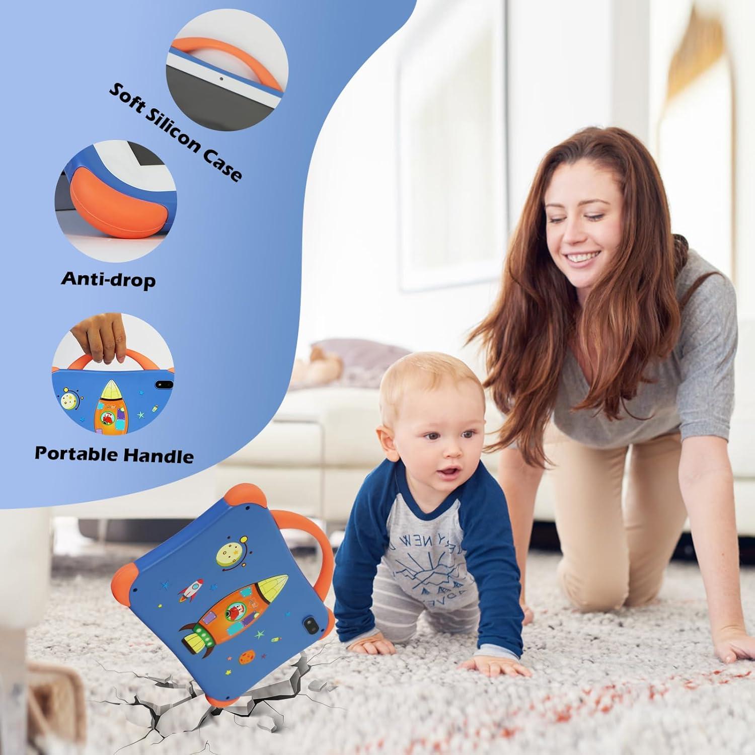 Tableta para Niños Weelikeit C28 7" 8GB RAM 64GB Android 14 Azul