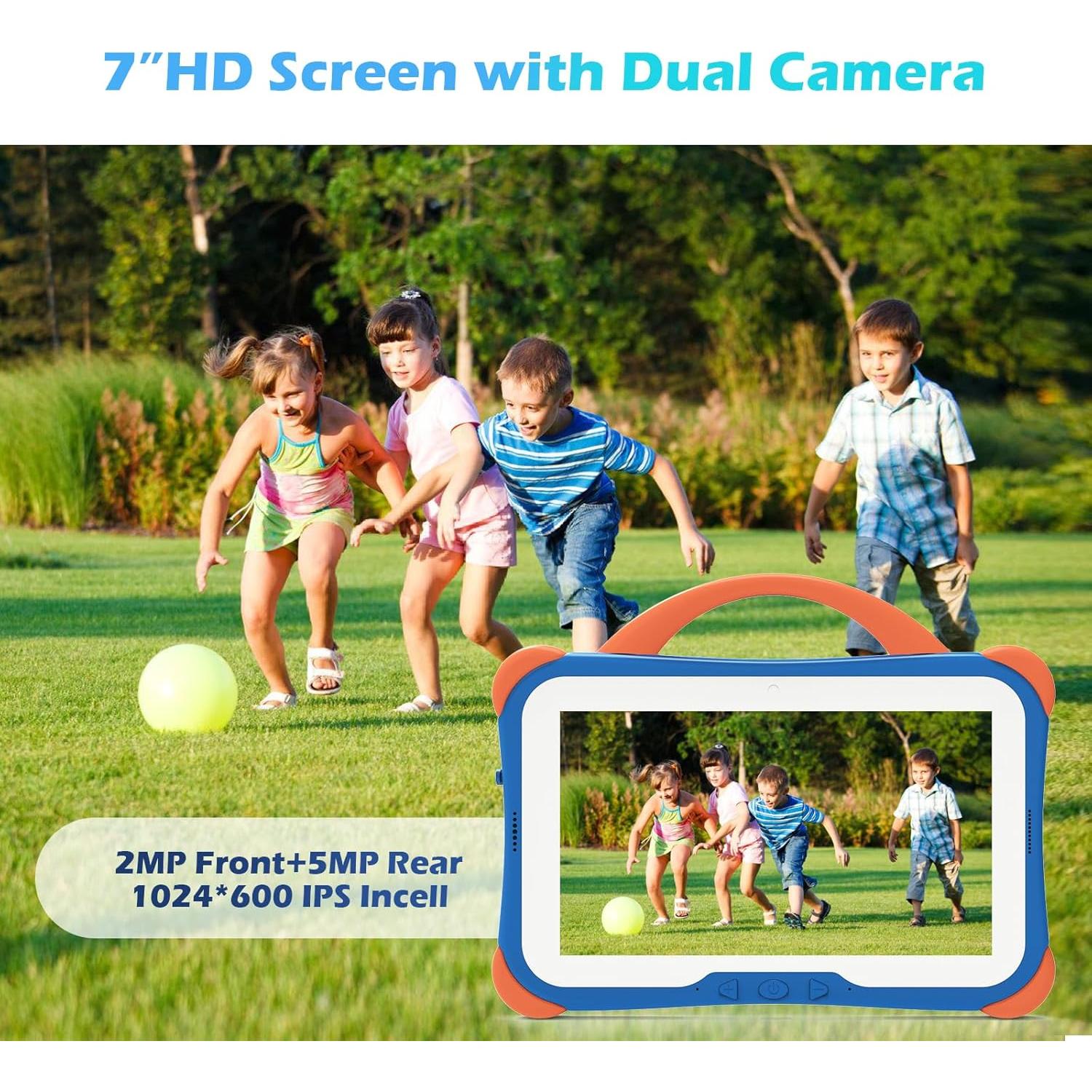 Tableta para Niños Weelikeit C28 7" 8GB RAM 64GB Android 14 Azul