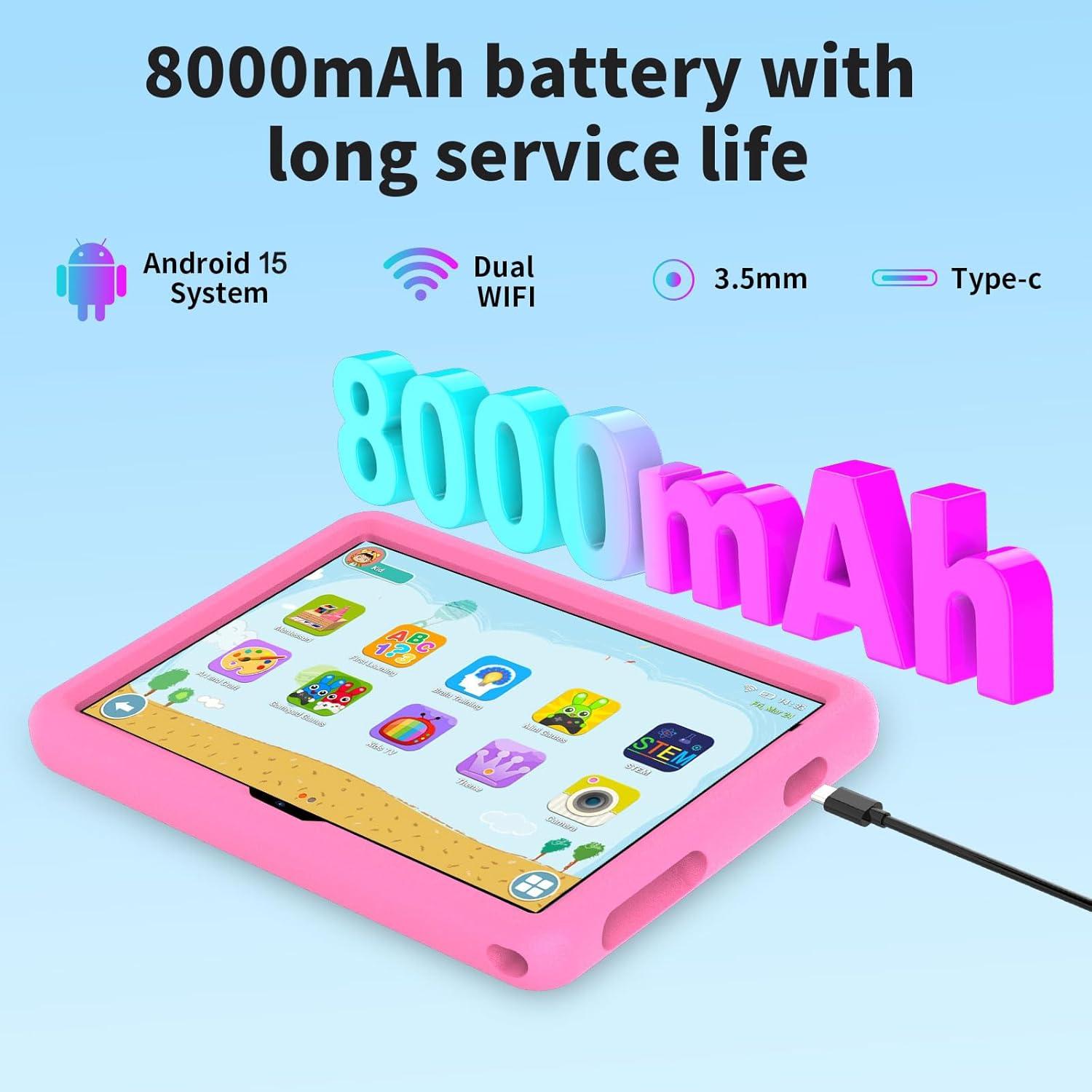 Tableta VOLENTEX L10 10.1" para Niños 128GB Android 15