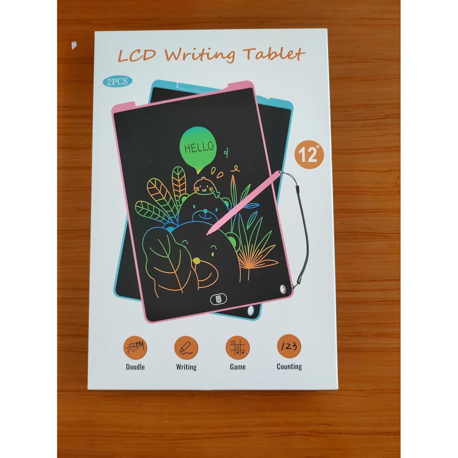 Paquete de 2 Tablets de Escritura LCD 12" Electight - Azul