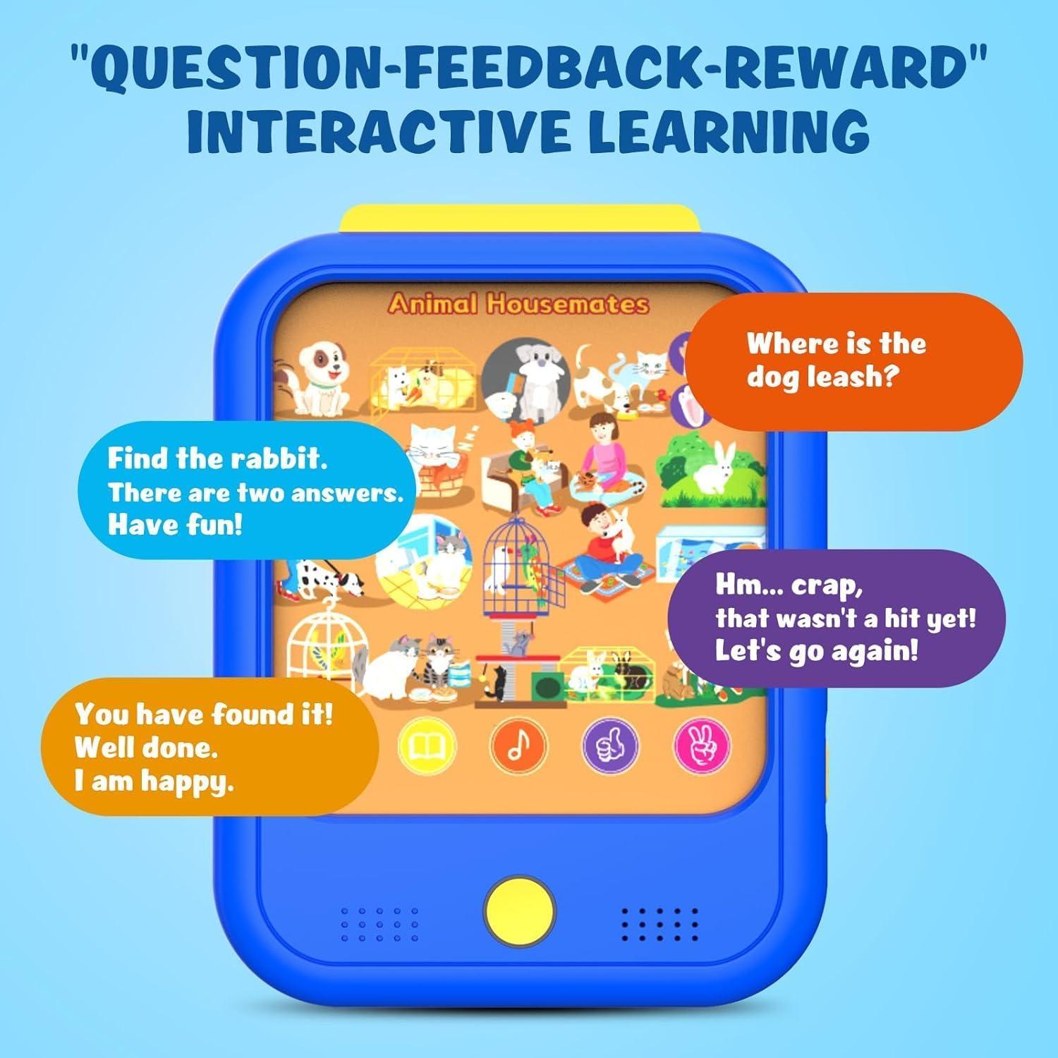 Tableta de Aprendizaje Bilingüe Qiaojoy para Niños 2-5 Años