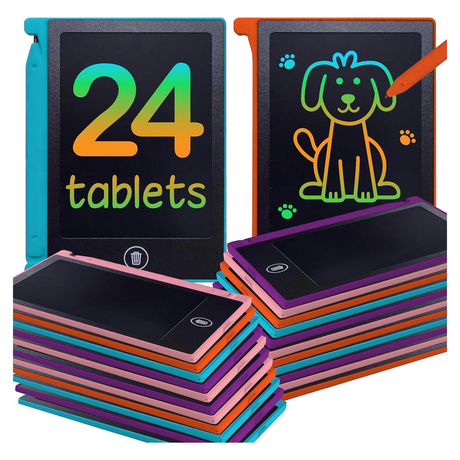 Mini Tableta de Escritura LCD Playtapus 4.5" - Paquete de 24