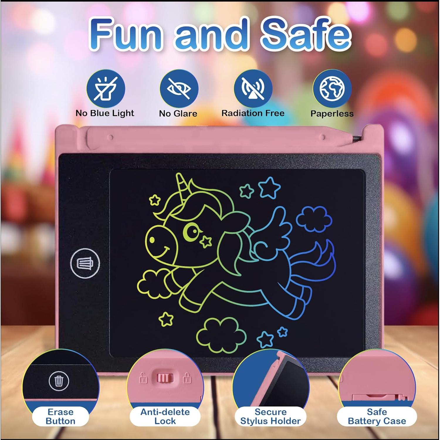 Mini Tableta de Escritura LCD Playtapus 4.5" - Paquete de 24