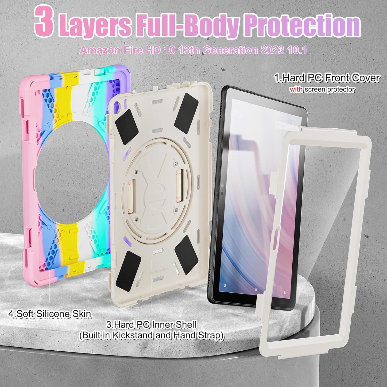 Funda protectora para tableta Amazon Fire HD 10 2023 BRAECNstock