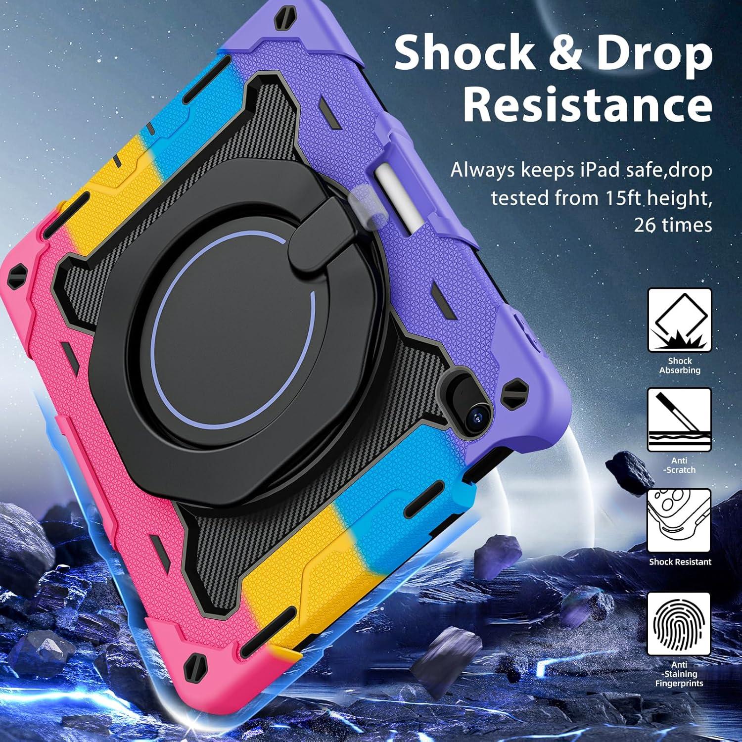 Funda ROISKIN para iPad 10 y 11 Pulgadas con Soporte 360