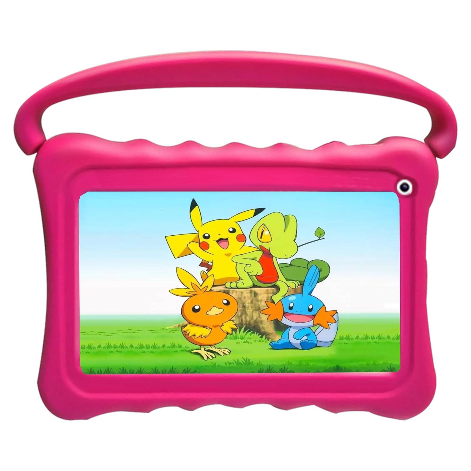 Tableta UJoyFeel 7" para Niños con Control Parental Rosa