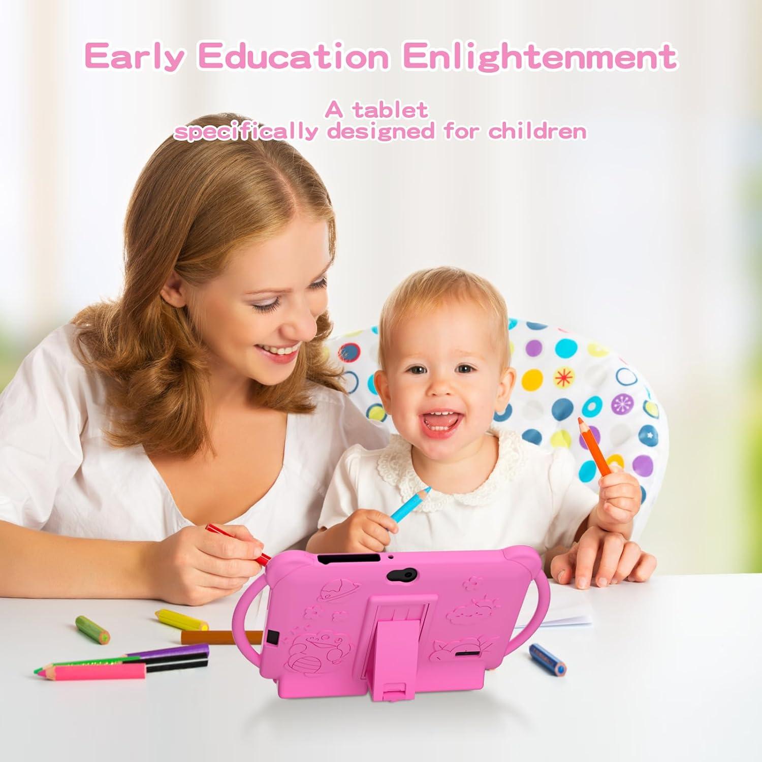 Tableta Infantil NOVOJOY 7" Android 32GB 4GB RAM Rojo