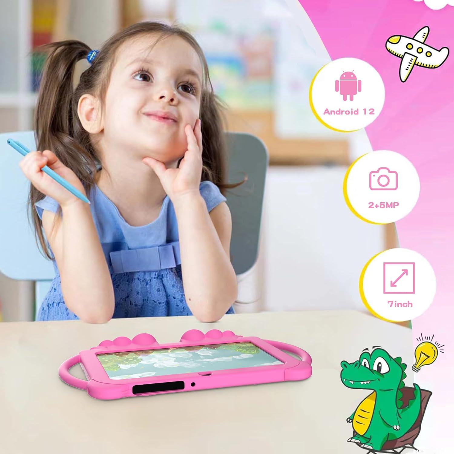 Tableta Infantil NOVOJOY 7" Android 32GB 4GB RAM Rojo