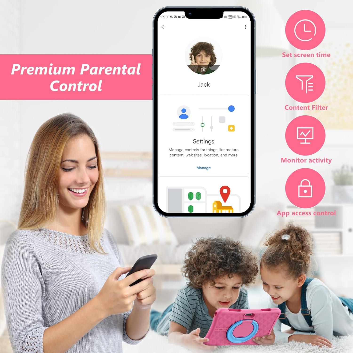 Tableta para Niños KYASTER KPad U4 10.1" HD Android 12