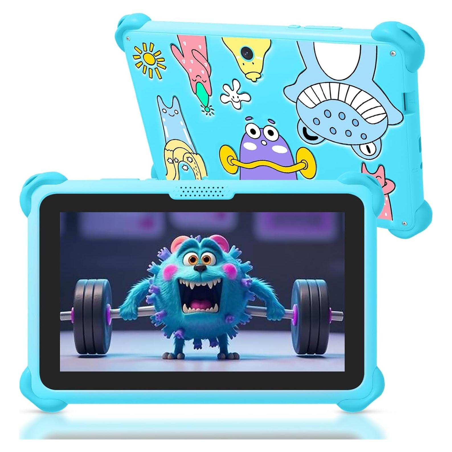 Tableta Infantil Okulaku 7" Android 32GB con Control Parental
