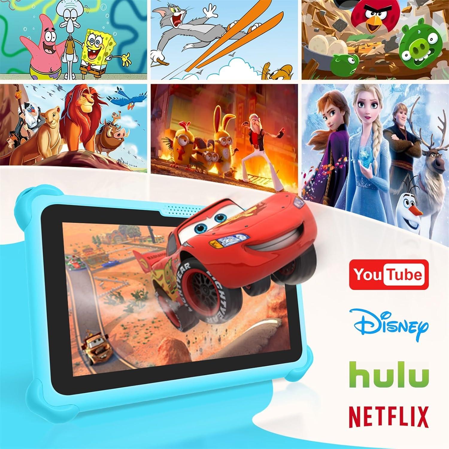 Tableta Infantil Okulaku 7" Android 32GB con Control Parental