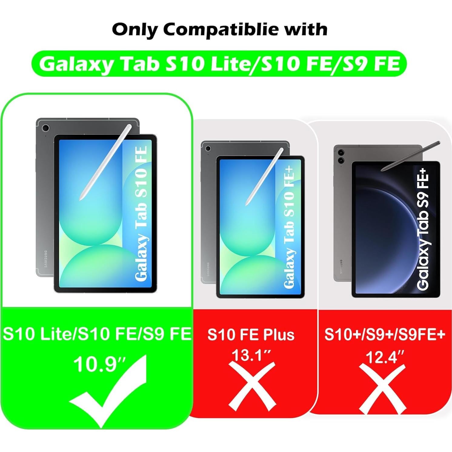 Funda Protectora EVA para Samsung Galaxy Tab S10 Lite/S10 FE/S9 FE 10.9" Azul