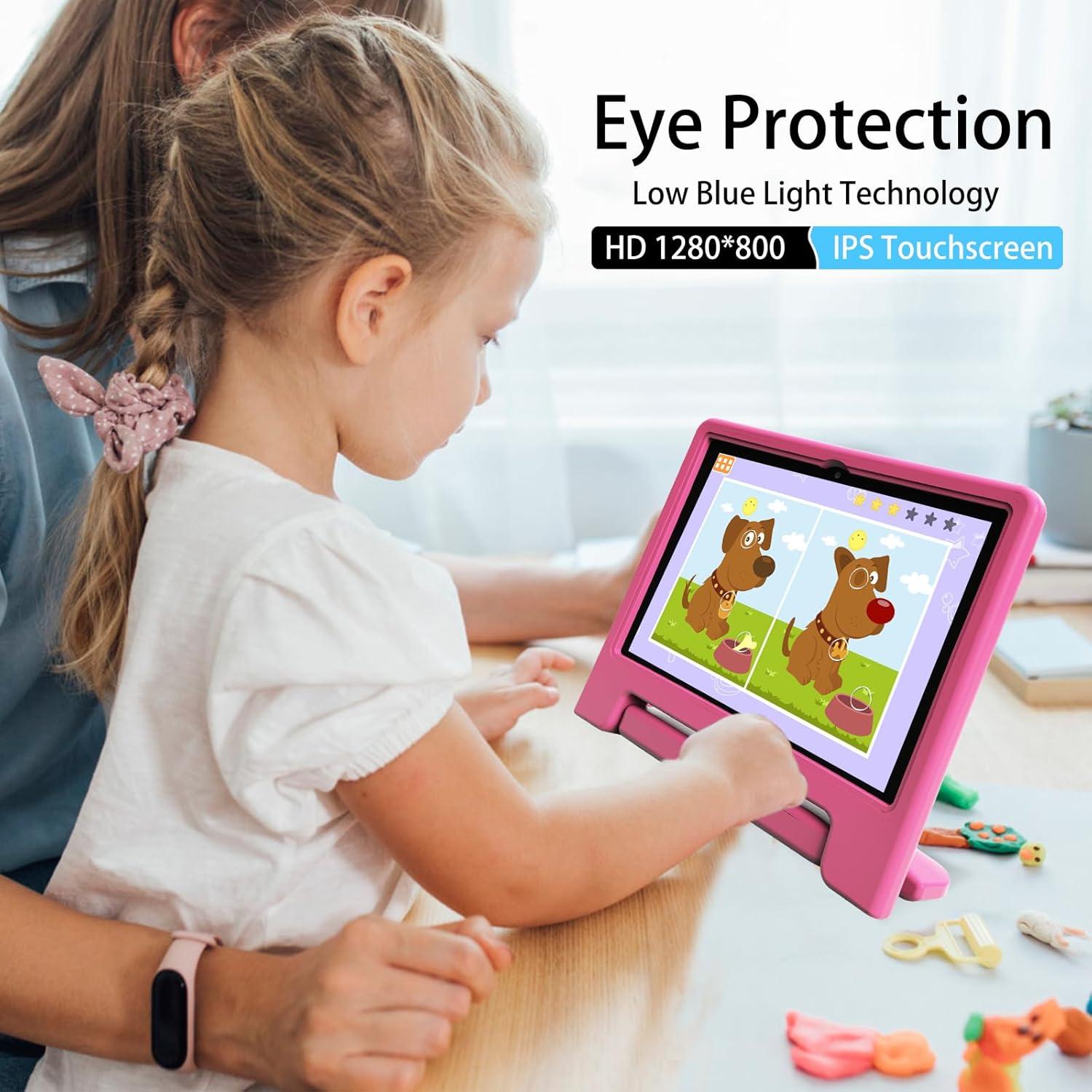 Tablet para Niños VNEIMQN 10.1" 64GB Octa-Core Rosa