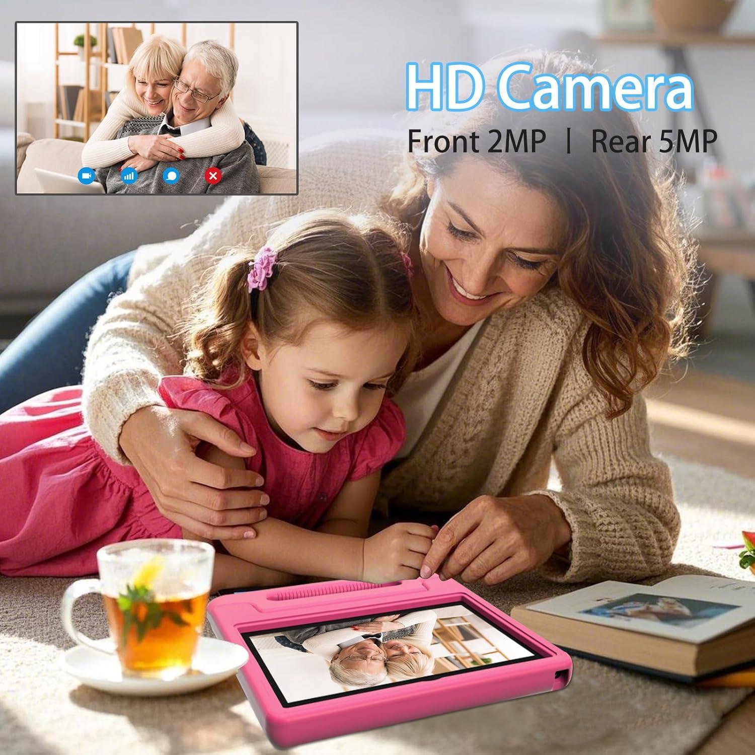 Tablet para Niños VNEIMQN 10.1" 64GB Octa-Core Rosa