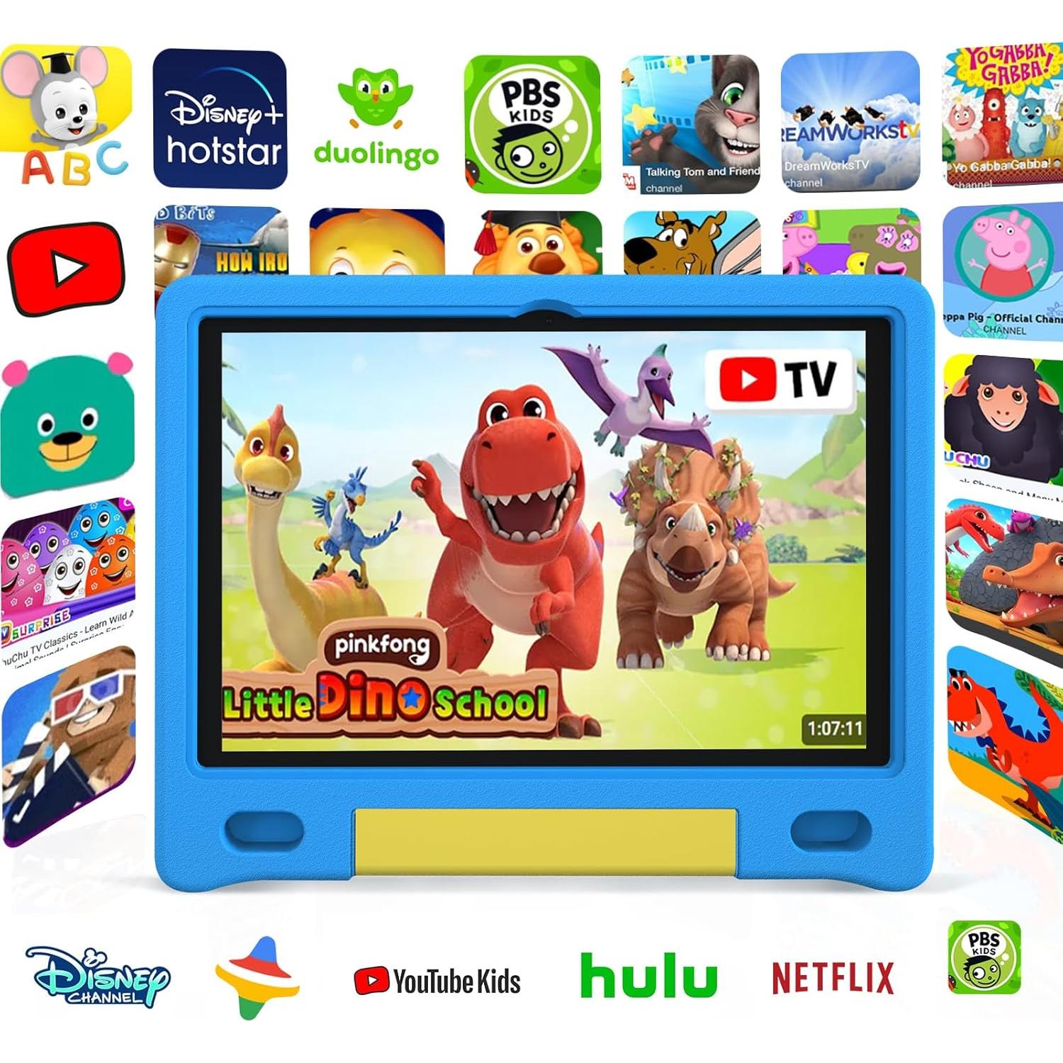 Tablet para Niños YACXBTK 10.1" Android 14 8GB 64GB WiFi6