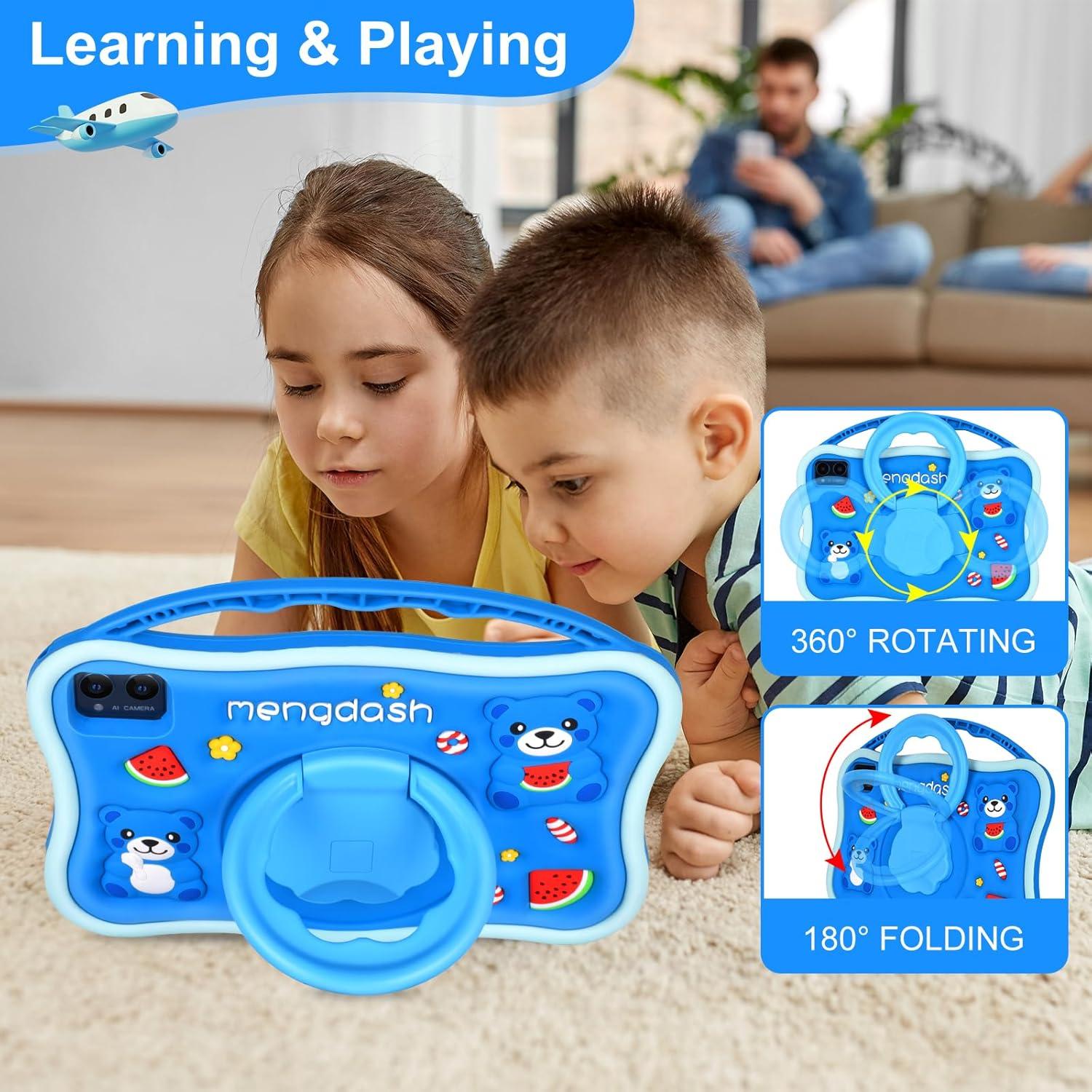 Tableta Educativa para Niños MengDash 10.1" Android 14 8GB RAM 64GB