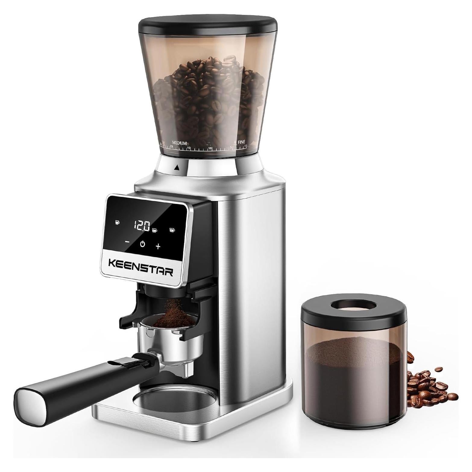 Molinillo de café Keenstar CG-180 con muelas cónicas 34 niveles