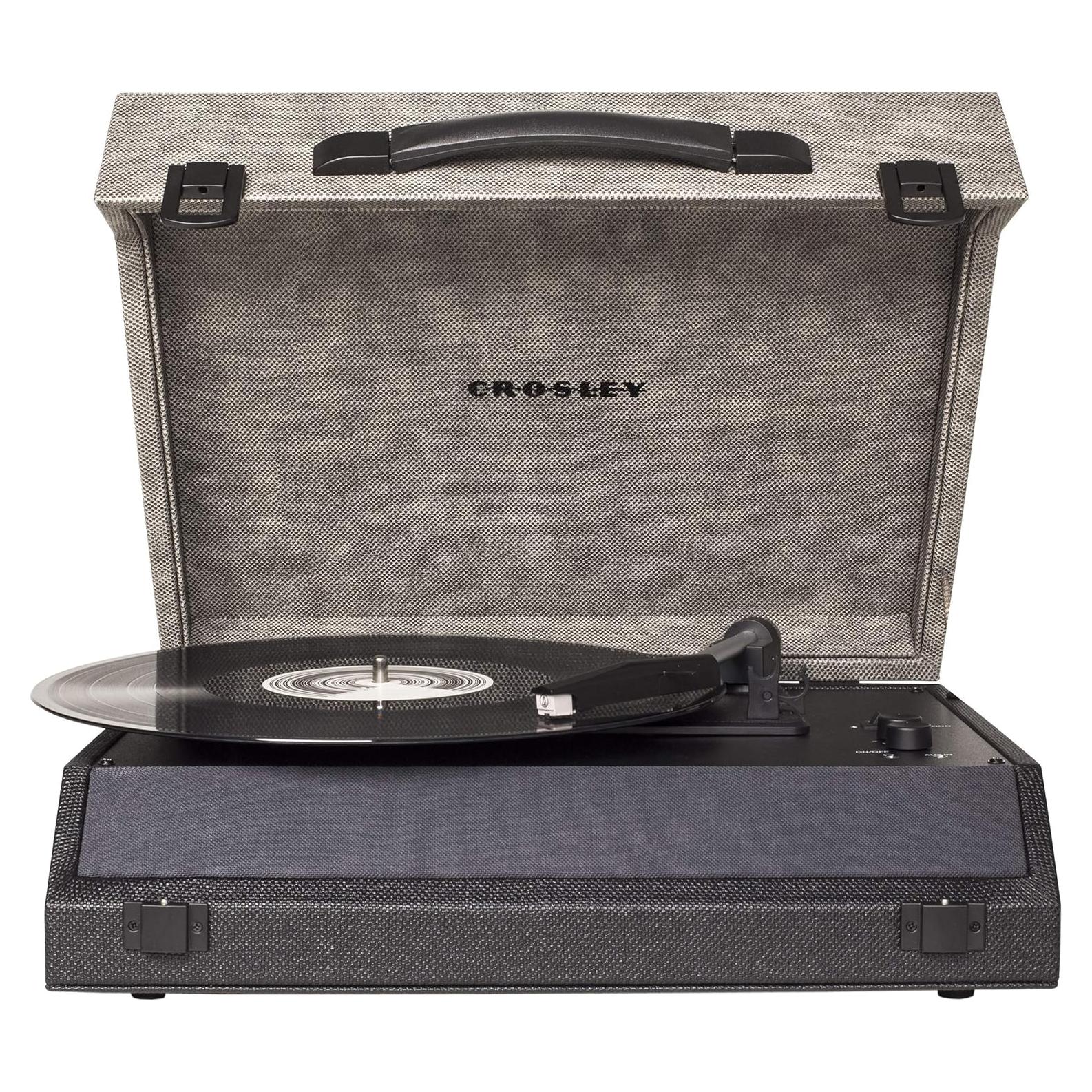 Tocadiscos Portátil Crosley Momento Bluetooth 3 Velocidades