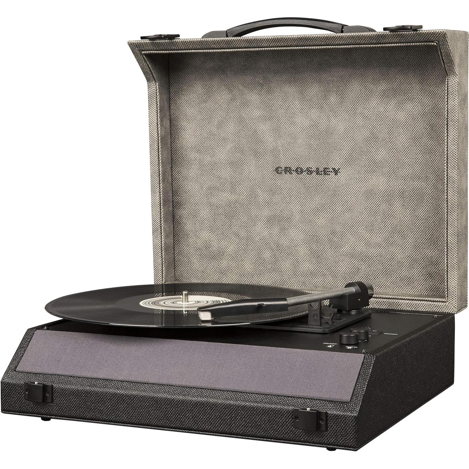 Tocadiscos Portátil Crosley Momento Bluetooth 3 Velocidades