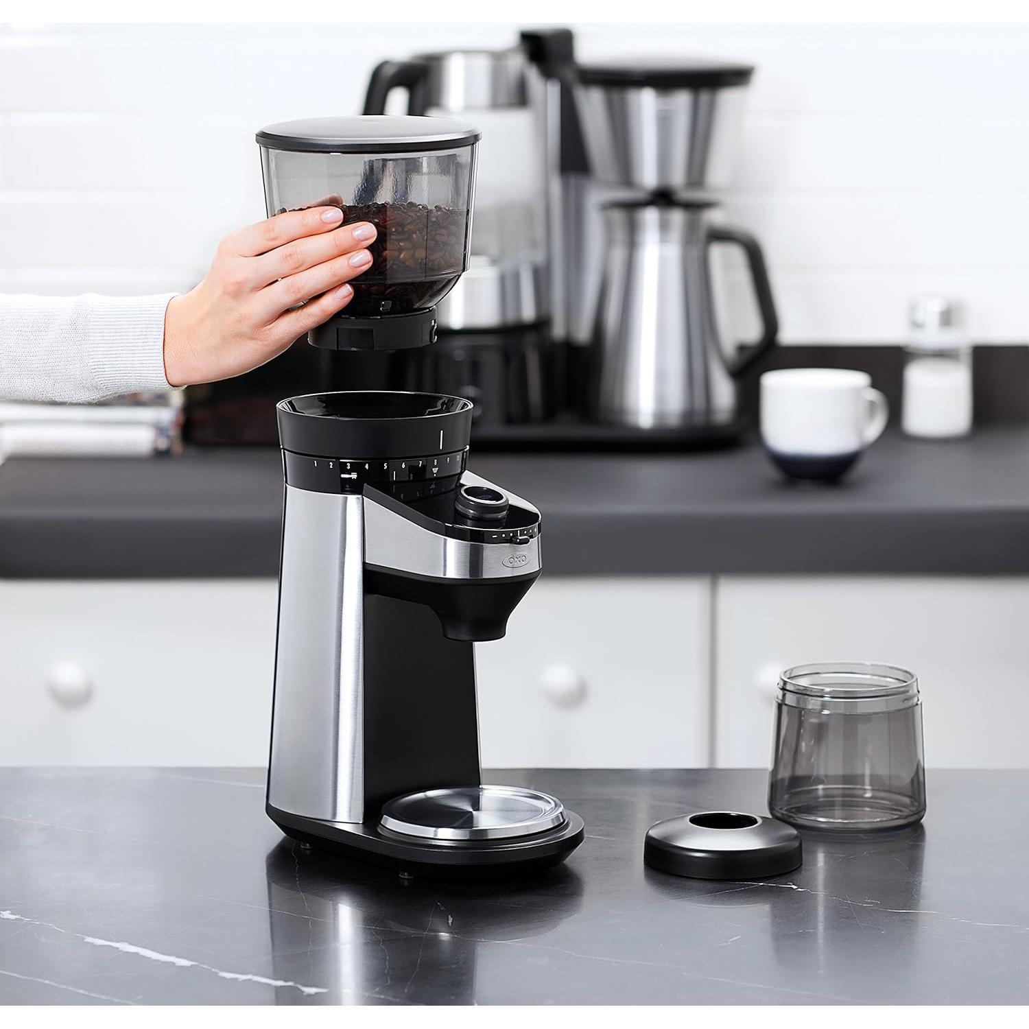 Molinillo de Café OXO Brew con Escala Digital y Muelas de Acero